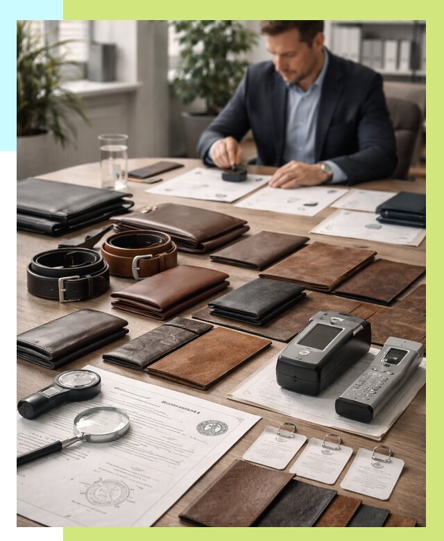 Сертификация кожаных изделий в Березниках от 12359 р. | Алешин-Брз