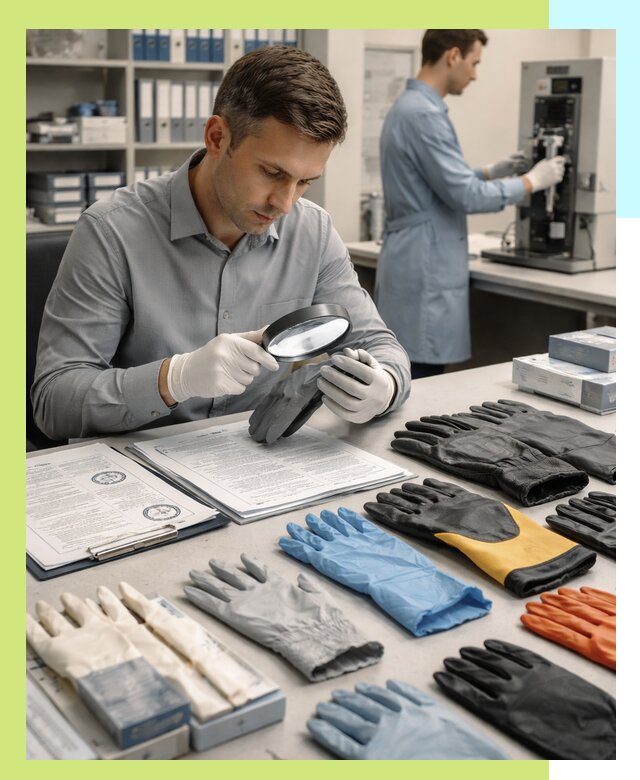 Сертификация перчаток и средств защиты продукции в Березниках