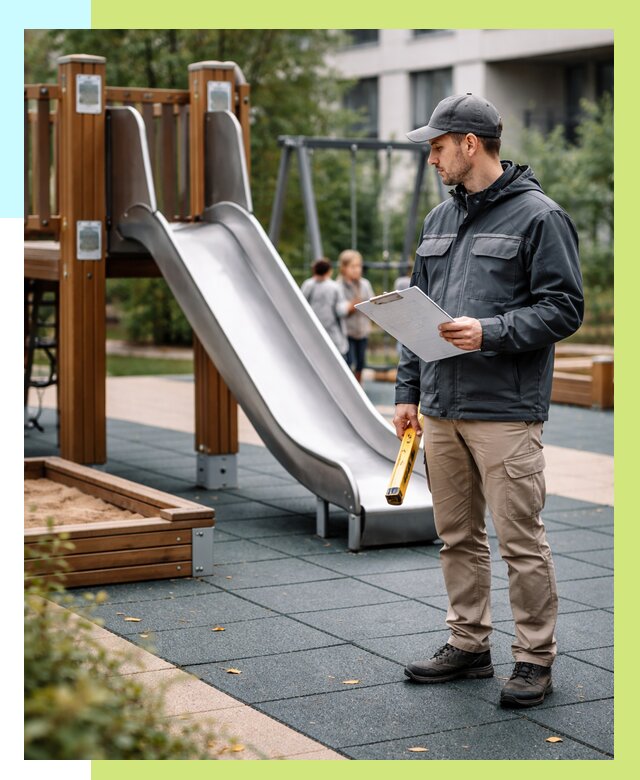 Сертификация детских площадок в Березниках от 25748 р. | Алешин-Брз