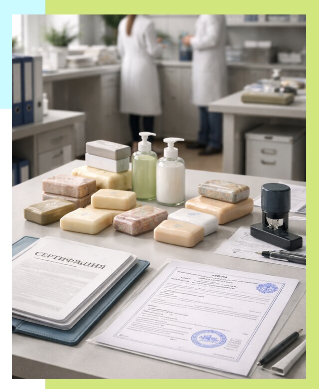 Сертификация мыла и сертификат на мыло в Березниках от 12359 | Алешин-Брз