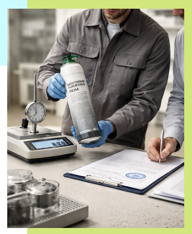 Сертификация монтажной пены в Березниках от 15449 р. | Алешин-Брз