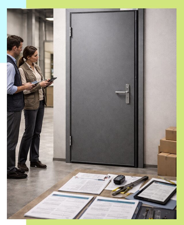 Сертификация противопожарных дверей в Березниках от 9269 р. | Алешин-Брз