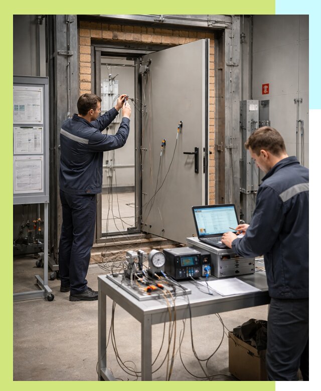 Сертификация противопожарных дверей в Березниках по ГОСТ и ТР