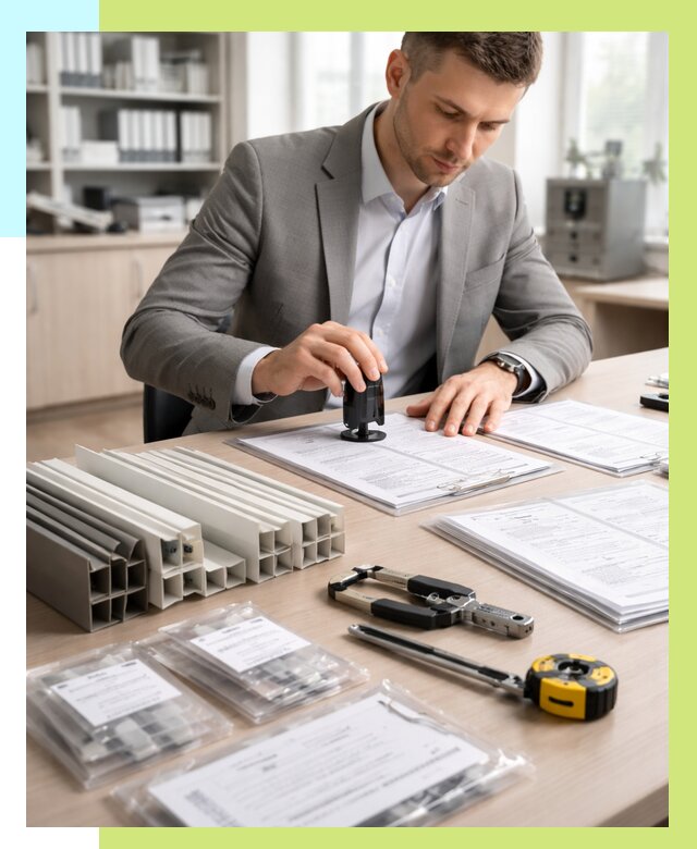 Сертификация ПВХ продукции в Березниках от 8754 р., Алешин-Брз