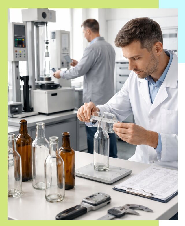 Сертификация стеклянных бутылок и сопутствующей упаковки в Березниках