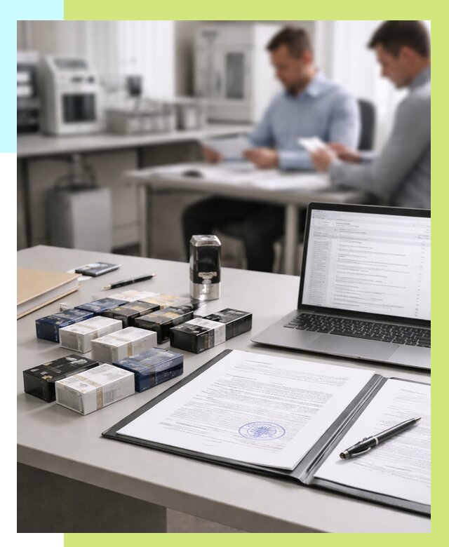 Сертификация сигарет под ключ в Березниках от 46346 р. | Алешин-Брз