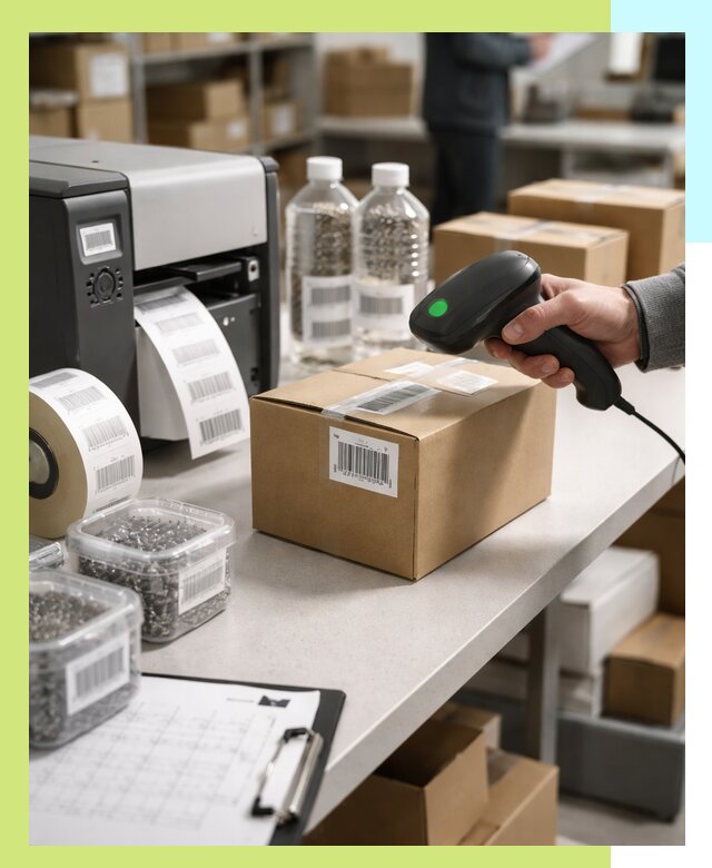 Штрихкодирование продукции и маркировка для продажи в Березниках