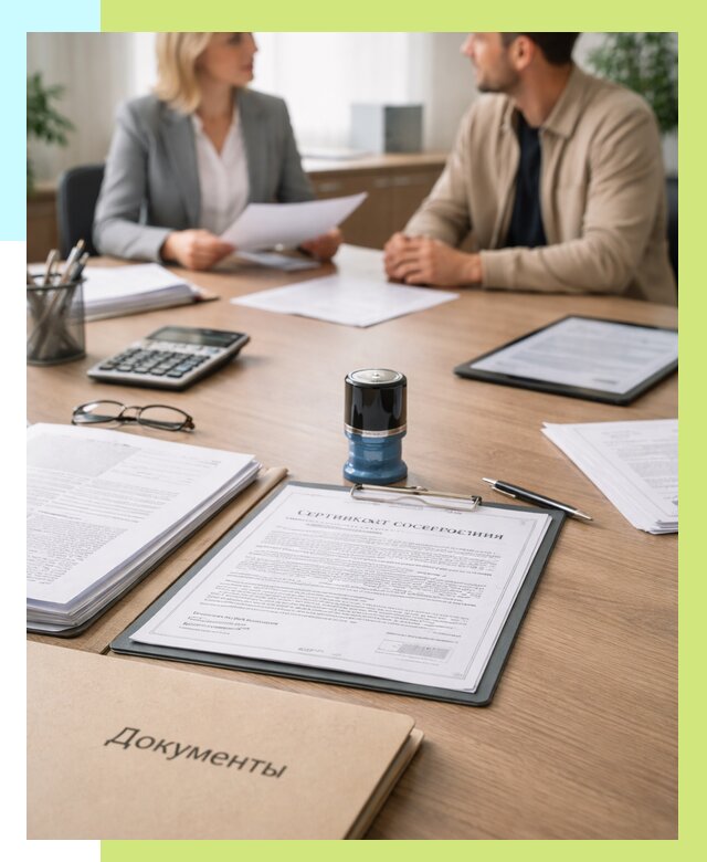 Сертификат соответствия на продукцию в Березниках от 15449 р.|Алешин-Брз