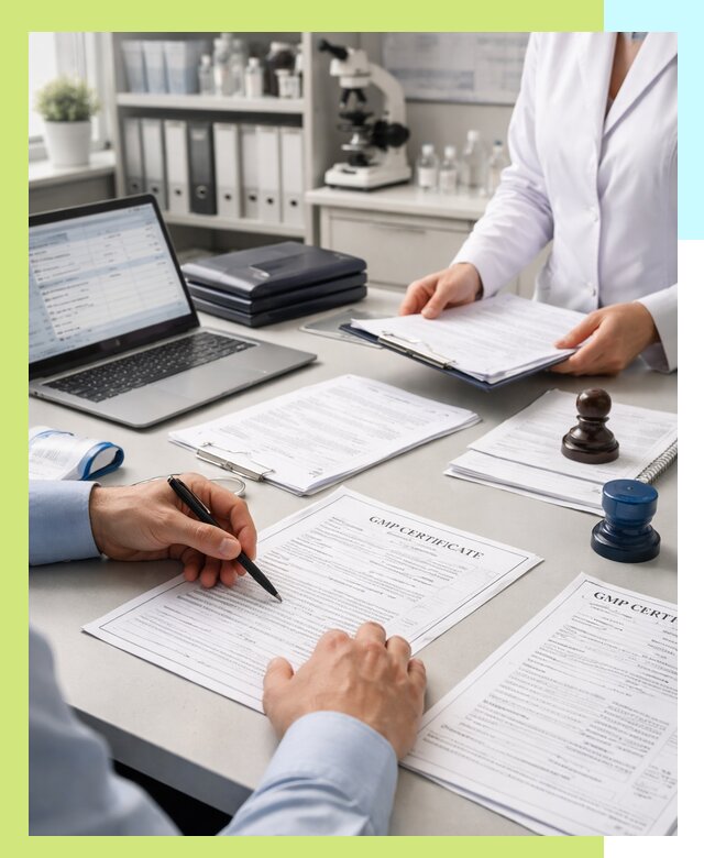 Оформление сертификата GMP в Березниках для фармпроизводства