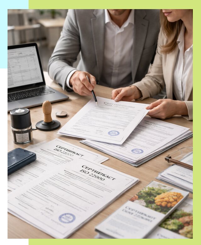 Сертификат ISO 22000 в Березниках от 41196 р. под ключ | Алешин-Брз