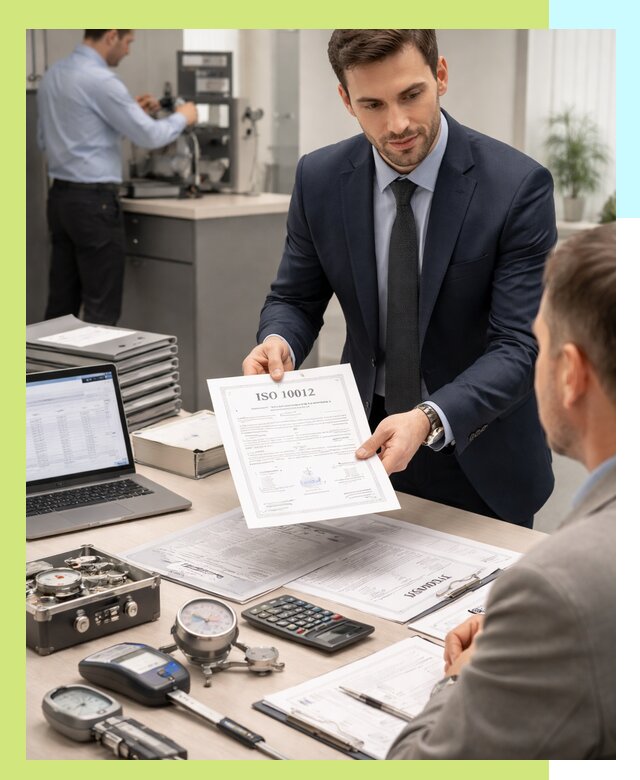 Выдача сертификата ISO 10012 по требованиям метрологии в Березниках