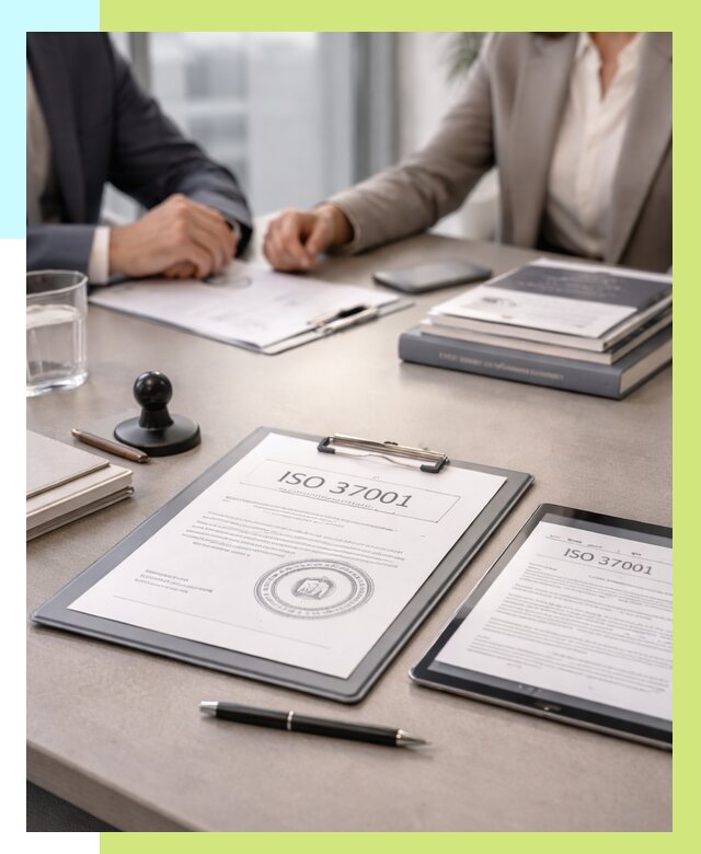Сертификат ISO 37001 в Березниках оформить от 123588 р. Алешин-Брз